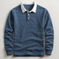 Men's Button-Up Long Sleeve Polo