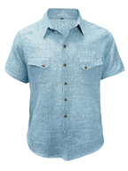 Men's Button-Up Pocket Shirt