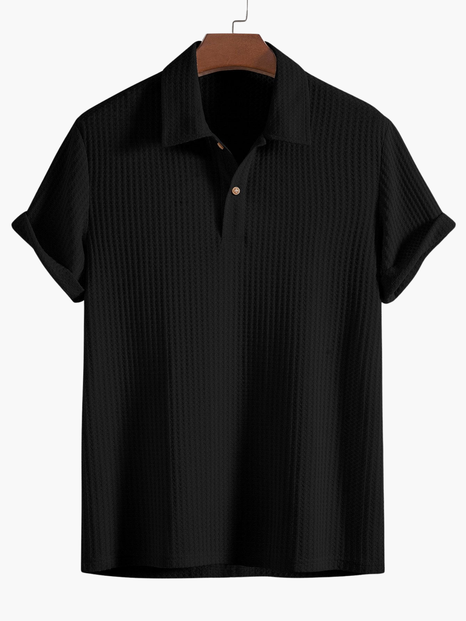 Men's Button-Up Polo Set