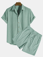 Men's Button-Up Set