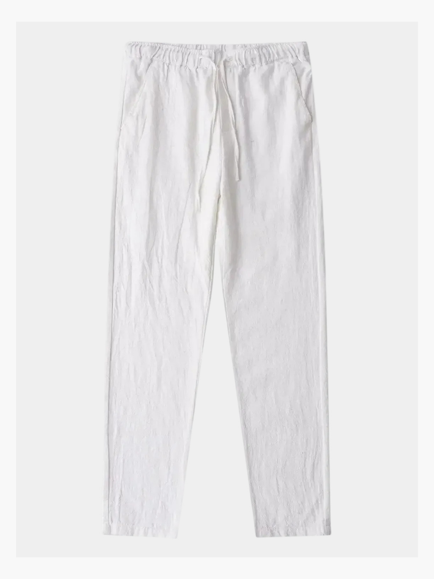 Men's Button-Up Shirt and Drawstring Pants Set