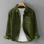 Men's Button-Up Shirt Jacket
