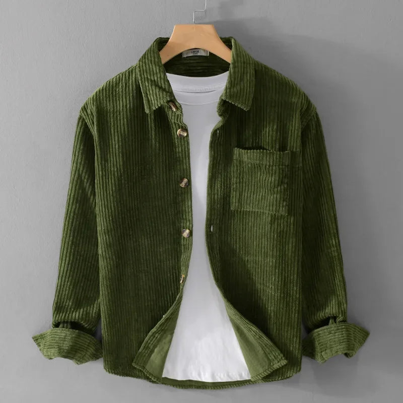 Men's Button-Up Shirt Jacket