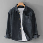 Men's Button-Up Shirt Jacket
