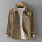 Men's Button-Up Shirt Jacket