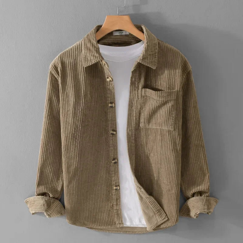 Men's Button-Up Shirt Jacket