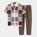 Men's Button-Up Shirt Set