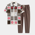 Men's Button-Up Shirt Set