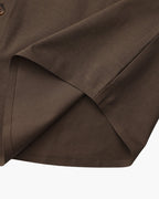 Men's Button-Up Shirt with Classic Collar