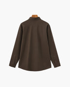 Men's Button-Up Shirt with Classic Collar