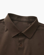 Men's Button-Up Shirt with Classic Collar