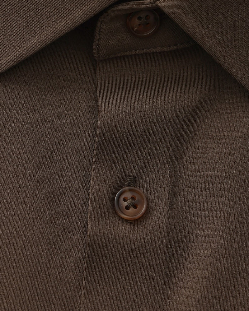 Men's Button-Up Shirt with Classic Collar