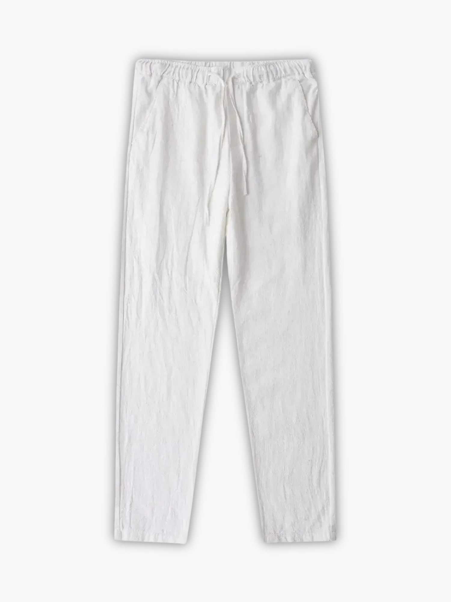 Men's Buttoned Mandarin Collar Shirt and Pants Set