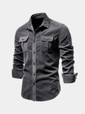 Men's Button-Up Utility Shirt