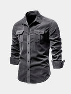Men's Button-Up Utility Shirt