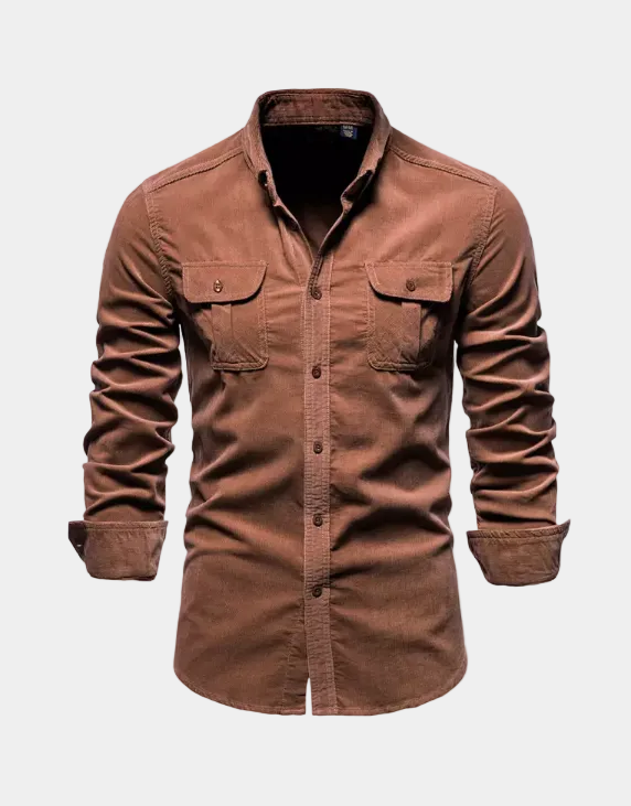 Men's Button-Up Utility Shirt