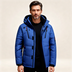 Men's Woven Padded Hooded Parka