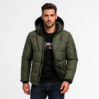 Men's Woven Padded Hooded Parka