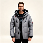Men's Woven Padded Hooded Parka