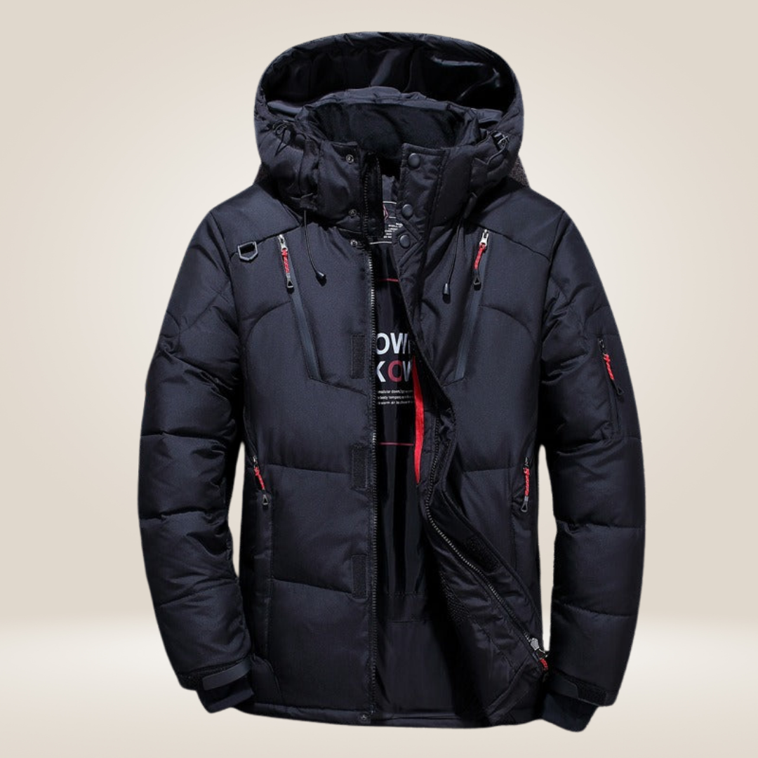 Men's Woven Padded Hooded Parka