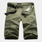 Men's Button Zip Cargo Shorts