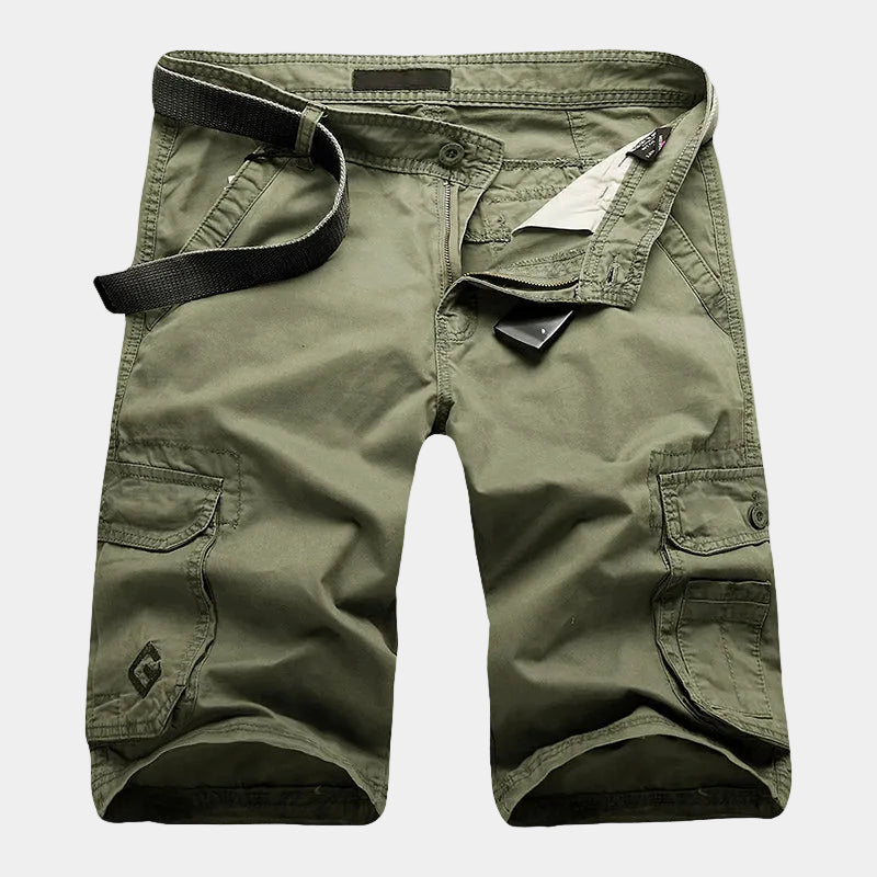 Men's Button Zip Cargo Shorts
