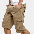 Men's Button Zip Cargo Shorts
