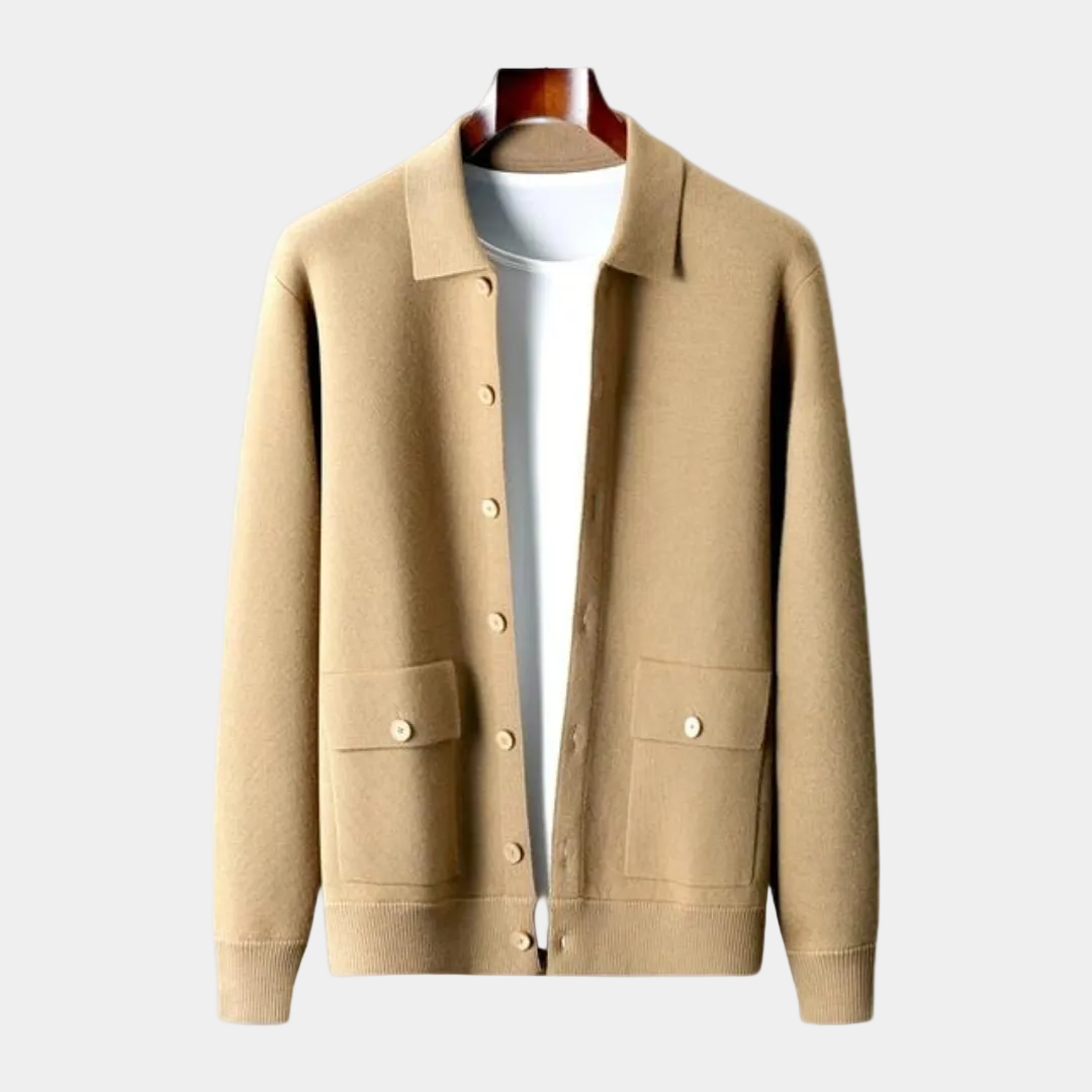 Men's Buttoned Cardigan