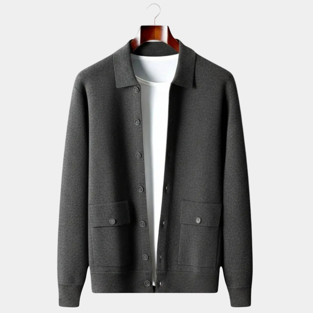 Men's Buttoned Cardigan