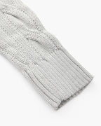 Men's Cable Knit Quarter-Zip Sweater