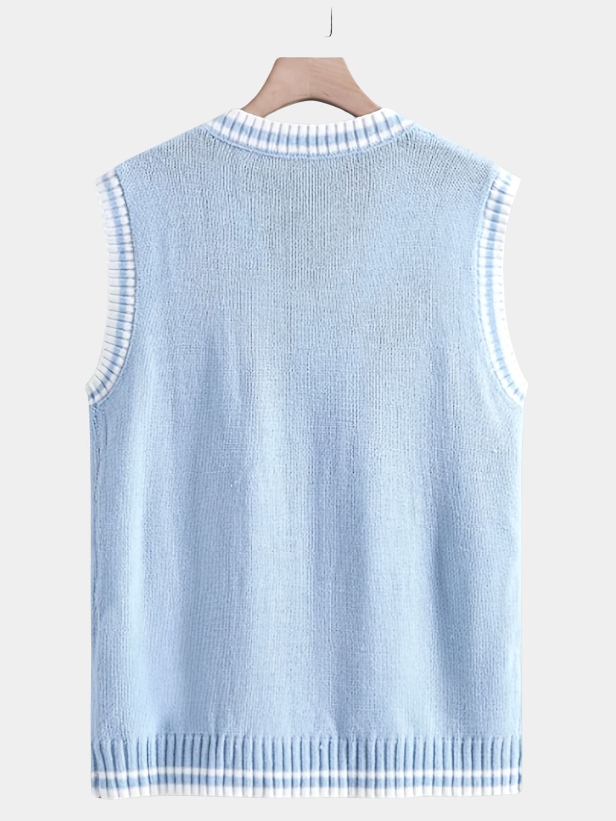 Men's Cable Knit V-Neck Sweater Vest