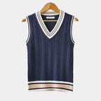 Men's Cable Pattern Sweater Vest