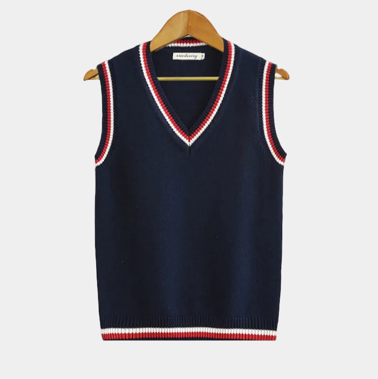 Men's Cable Pattern Sweater Vest