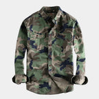 Men's Camo Button-Up Shirt