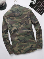 Men's Camouflage Long Sleeve Shirt
