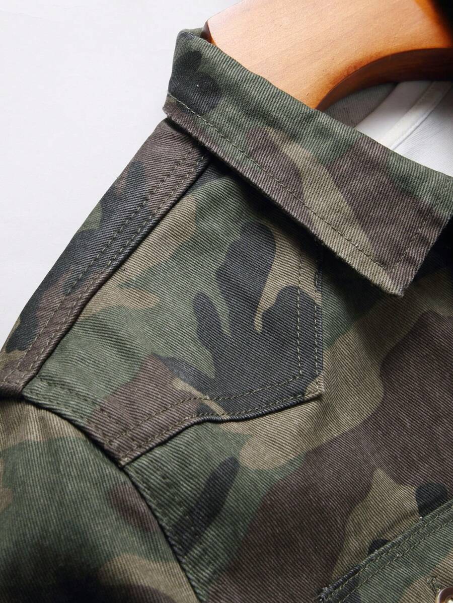 Men's Camouflage Long Sleeve Shirt