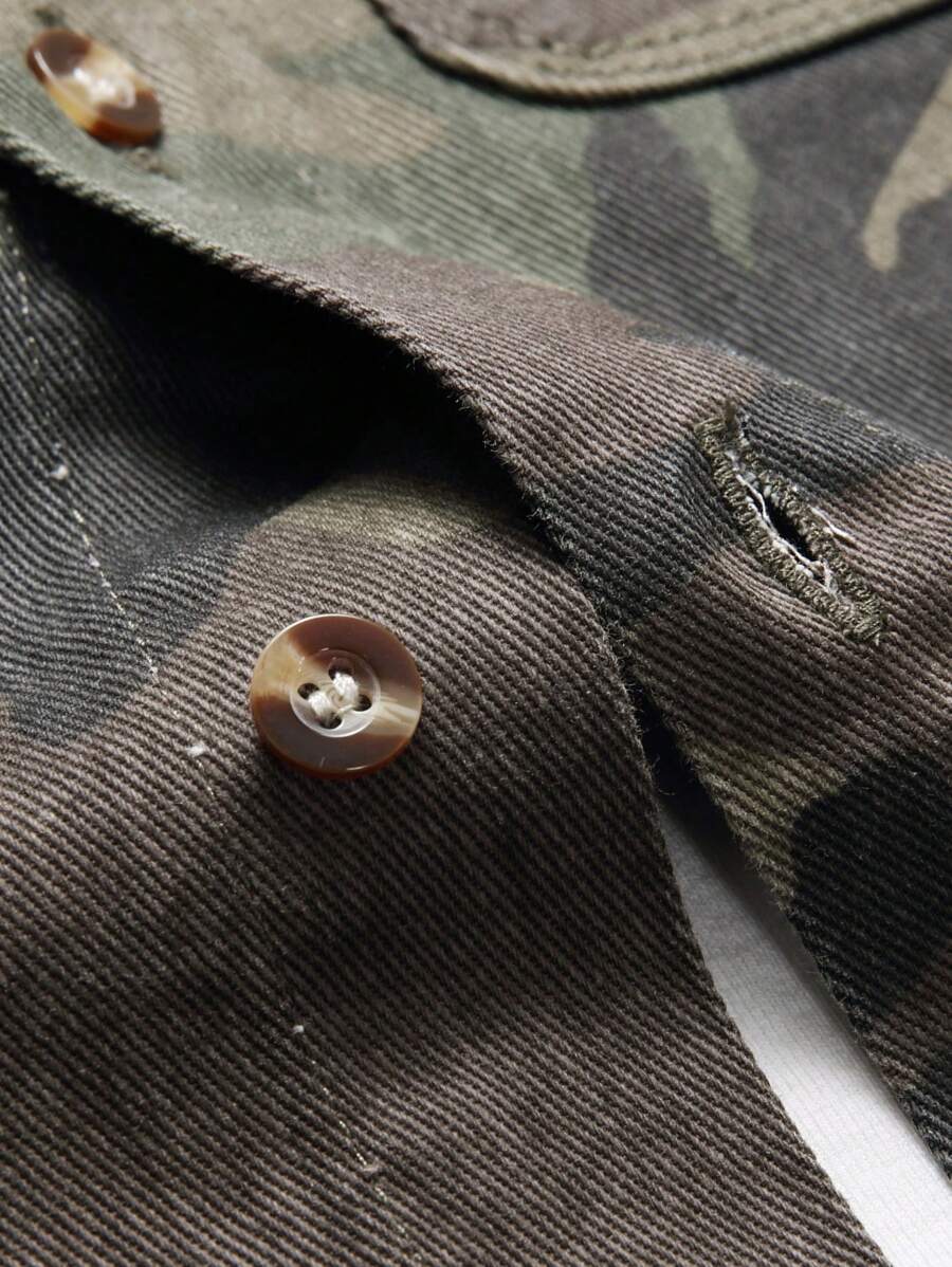 Men's Camouflage Long Sleeve Shirt