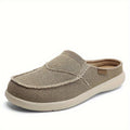 Men's Canvas Mule Loafers