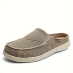 Men's Canvas Mule Loafers