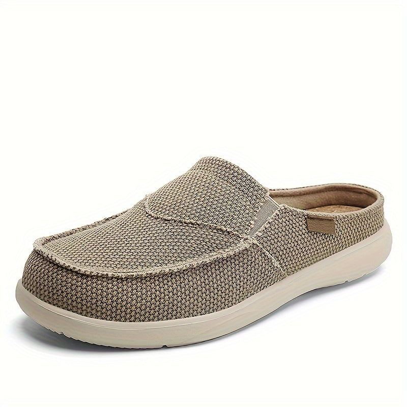 Men's Canvas Mule Loafers