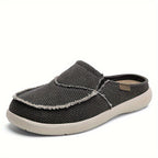 Men's Canvas Mule Loafers
