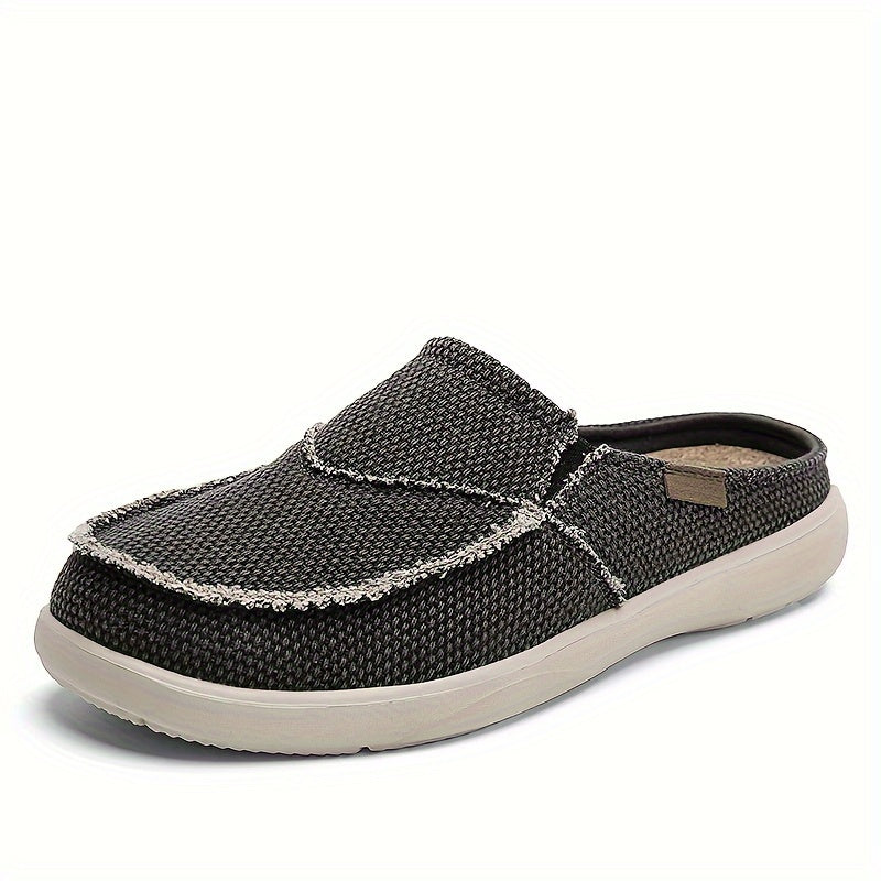 Men's Canvas Mule Loafers