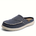 Men's Canvas Mule Loafers