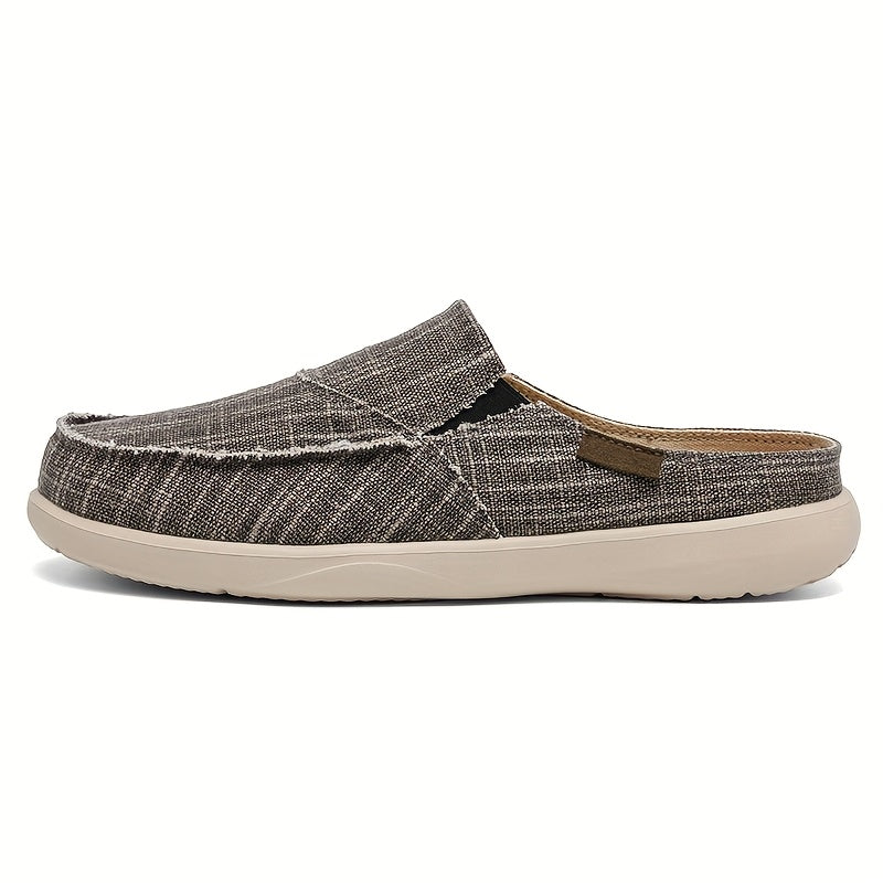 Men's Canvas Mule Loafers