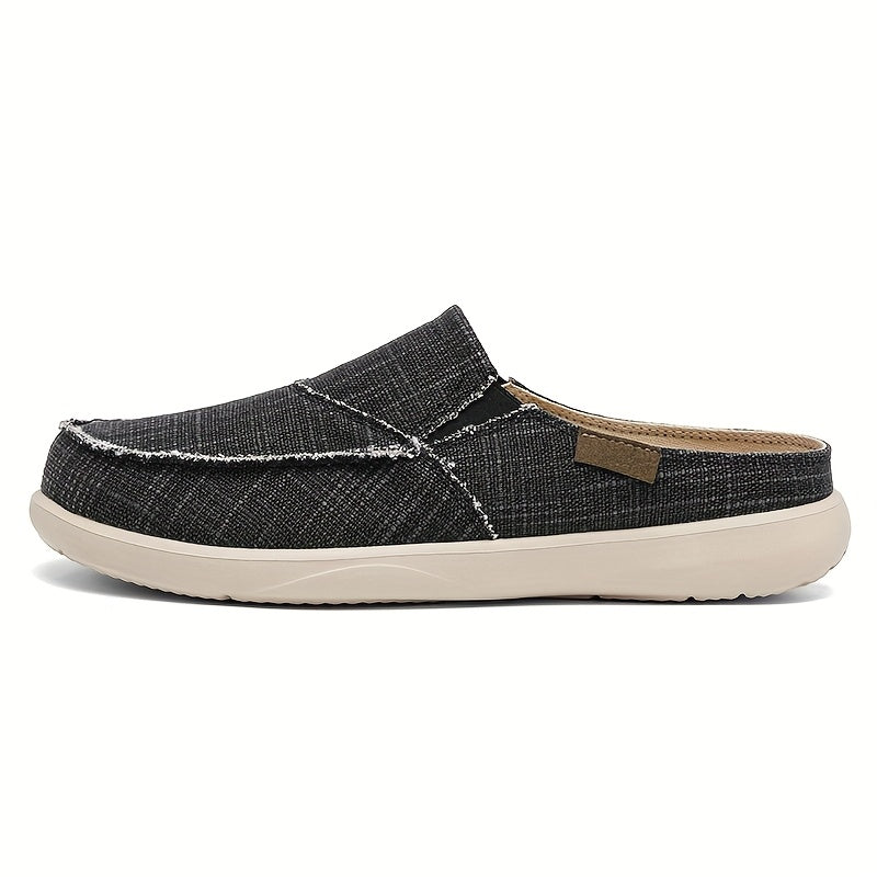 Men's Canvas Mule Loafers