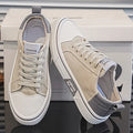 Men's Canvas Thick Sole Low-Top Sneakers