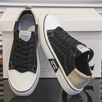 Men's Canvas Thick Sole Low-Top Sneakers