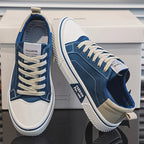 Men's Canvas Thick Sole Low-Top Sneakers