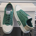 Men's Canvas Thick Sole Low-Top Sneakers