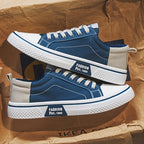 Men's Canvas Thick Sole Low-Top Sneakers
